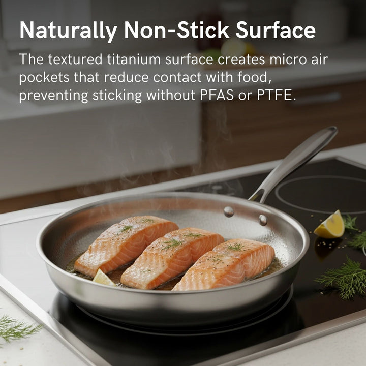 Titanium Hammered Deep Pan