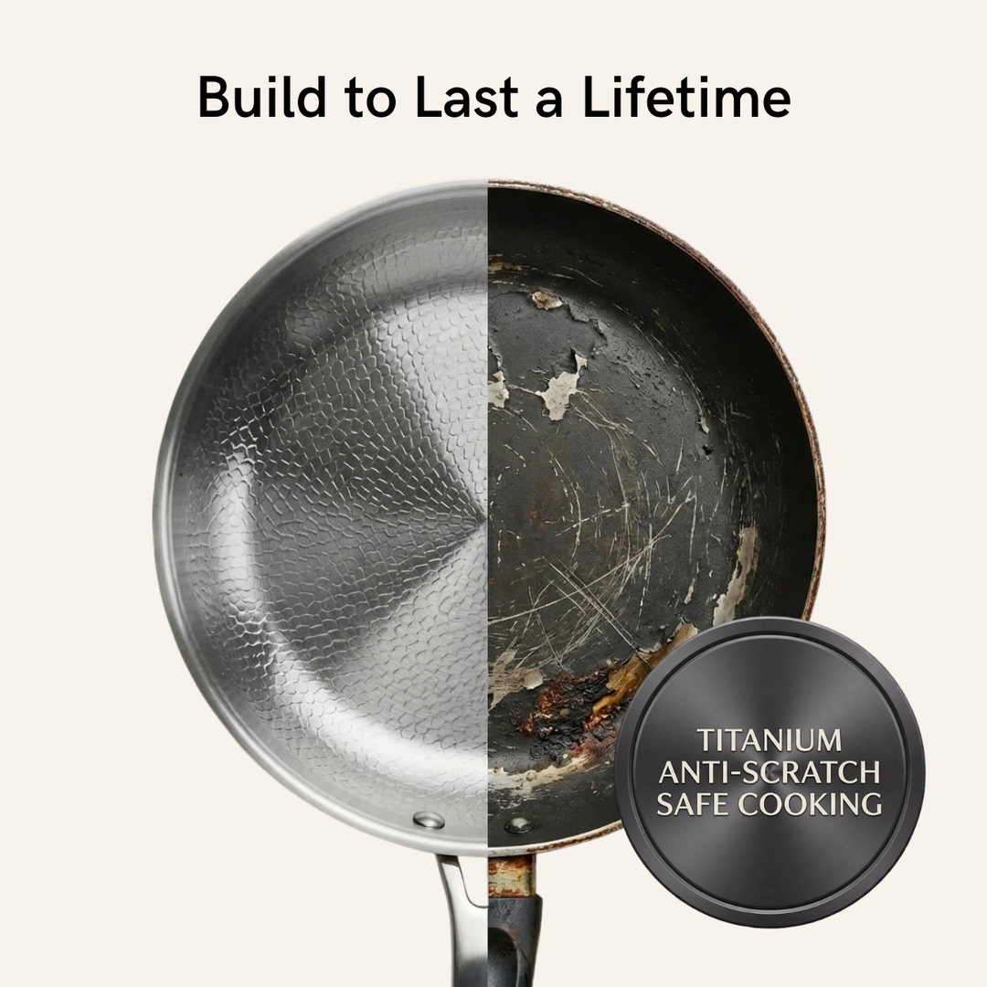 Titanium Hammered Pan